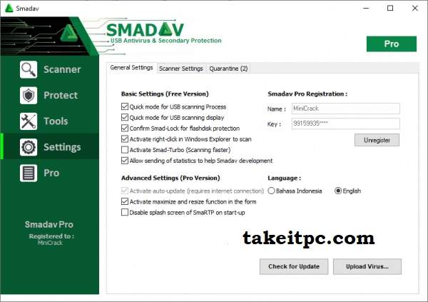v15.1 Smadav Pro Serial Key تنزيل مجاني أحدث إصدار 2024