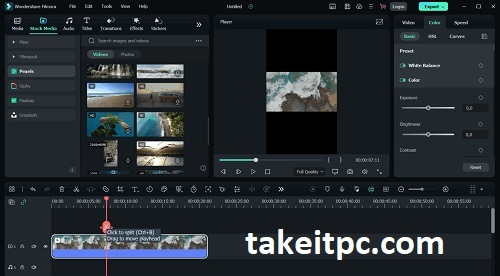 تحميل برنامج Wondershare Filmora 13.3.12 Crack + Full Key 2024