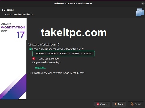 VMware Workstation 17 Key تنزيل مجاني مدى الحياة 2050