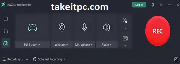 برنامج تصوير الشاشة فيديو للكمبيوتر لأجهزة الشخصية وأجهزة Mac