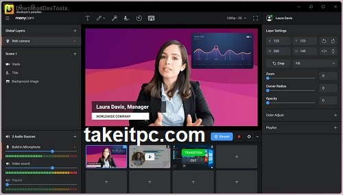 ManyCam Full Crack 8.1.1.1 النسخة الكاملة للتنزيل مجانًا [الأحدث]