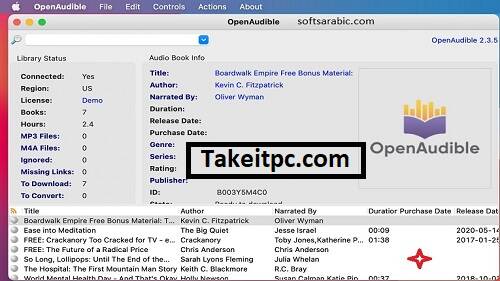 تحميل برنامج OpenAudible Crack النسخة الكاملة مجانا