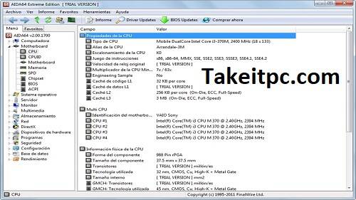 AIDA64 Engineer Edition Full Crack تنزيل مجاني لنظام Windows
