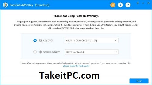 PassFab 4WinKey Full Crack تنزيل أحدث إصدار مجانًا