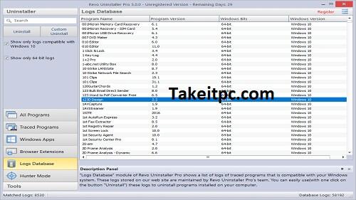 Revo Uninstaller Pro Full Crack تنزيل مجاني للنسخة المتوافقة مع الويندوز